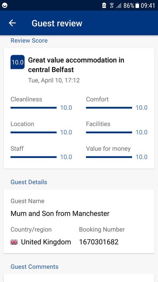 Hotel Lawnbrook Town House Belfast Esterno foto